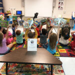 kids with books